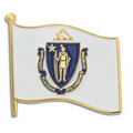 Massachusetts State Flag Pin